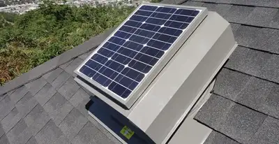 attic fan installation services with energy-efficient roof-mounted ventilation system in Flagstaff, AZ