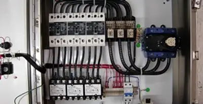Electrical panel installation with organized circuit breakers and wiring in Flagstaff, AZ