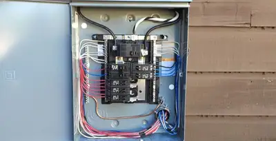 electrical panel upgrade service featuring newly installed electrical panel wired by licensed electricians in Flagstaff, AZ