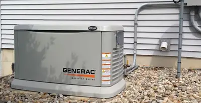 generator installation service featuring outdoor standby generator setup by licensed electricians in Flagstaff, AZ