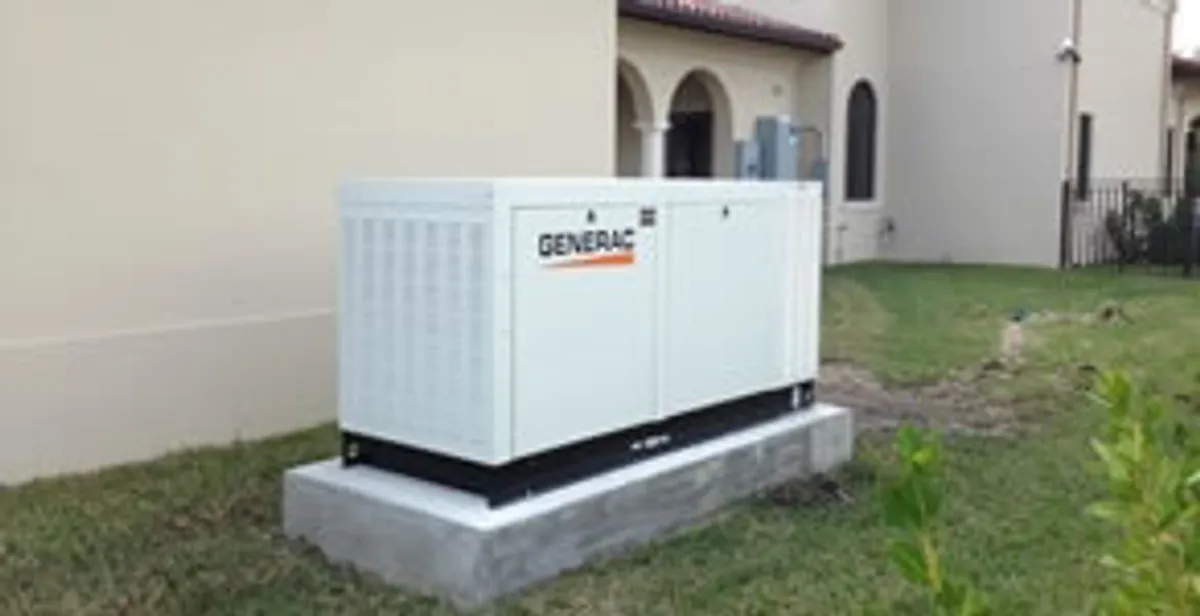 generator installation service showing standby generator professionally installed for residential power backup in Flagstaff, AZ