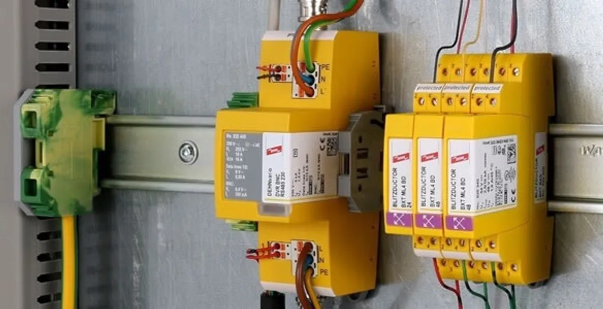 lightning surge protection system with surge suppressors installed by electrical service professionals in Flagstaff, AZ