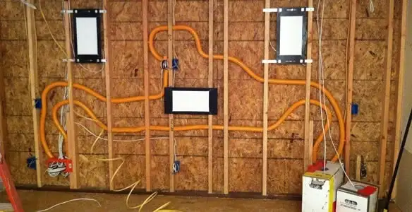 new construction wiring project displaying complete electrical system layout installed by professionals in Flagstaff, AZ