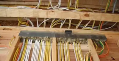 new construction wiring services with organized electrical rough-in performed by licensed electricians in Flagstaff, AZ