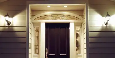 security light installation services with professionally installed entryway lighting in Flagstaff, AZ