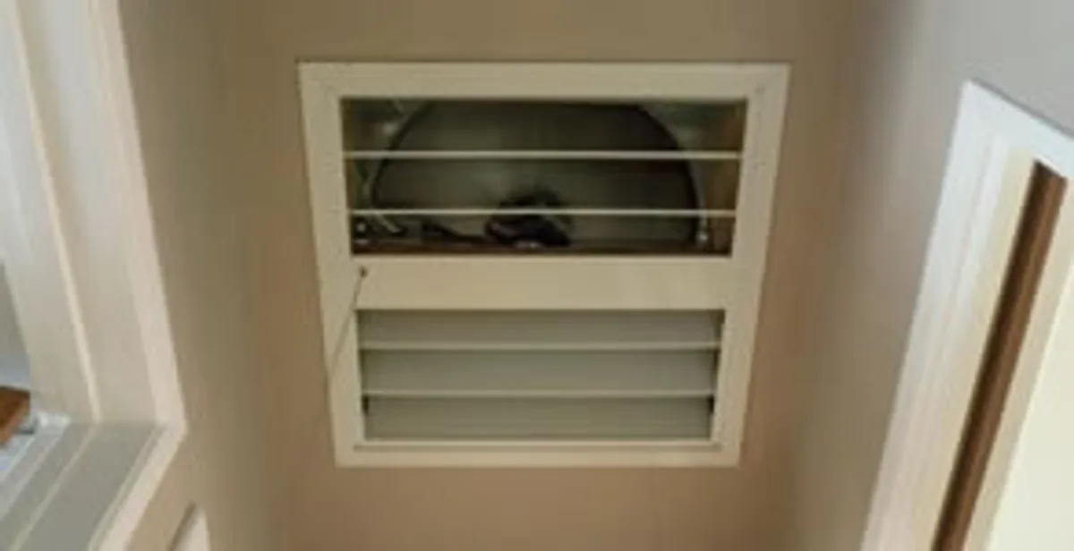 whole house fan installation services with ceiling-mounted ventilation system in Flagstaff, AZ